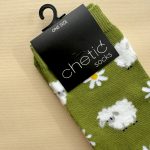 جوراب ساقدار چتیک Chetic طرح گوسفند و گل بابونه