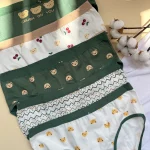 پک شورت فانتزی زنانه مدل تدی سبز