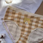 پک شورت فانتزی زنانه سایز بزرگ مدل تدی کرم