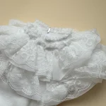 جوراب لب توری بزرگسال سفید