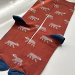 جوراب مردانه چتیک طرح خرس نارنجی