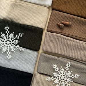لگ وارمر بافتنی کبریتی