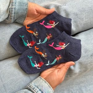 جوراب مچی هنری ماکسیائو moxiao طرح پری دریایی