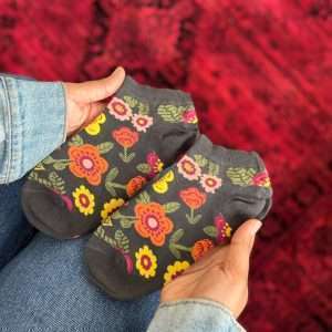 جوراب مچی هنری ماکسیائو moxiao طرح باغ گل 🌼🌺
