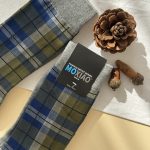 جوراب ساقدار مردانه هنری ماکسیائو moxiao طرح چارخونه سبز