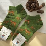جوراب مچی هنری ماکسیائو moxiao طرح آهو