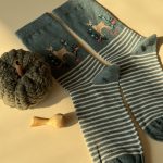 جوراب ساقدار زنانه چتیک Chetic طرح آهو زمینه سبز