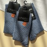 جوراب ساقدار زنانه چتیک Chetic طرح سنجاب گلدوزی خالخالی