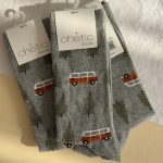 جوراب ساقدار مردانه چتیک Chetic طرح ون و درخت کاج