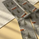 جوراب ساقدار مردانه چتیک Chetic طرح ون و درخت کاج