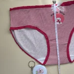 شورت فانتزی زنانه طرح تدی قرمز xl