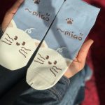 جوراب مچی فانتزی طرح گربه