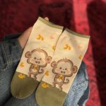 جوراب مچی فانتزی طرح میمون