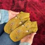 جوراب مچی هنری ماکسیائو moxiao طرح سرزمین عجایب جنگلی