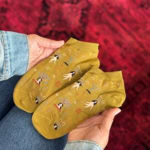 جوراب مچی هنری ماکسیائو moxiao طرح سرزمین عجایب جنگلی